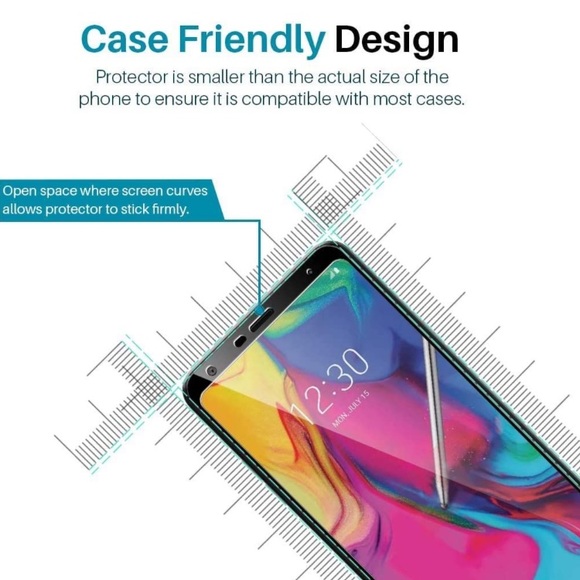 LK Glass Screen Protector | NEW 3 Pack For LG Stylo 5 - Picture 4 of 6